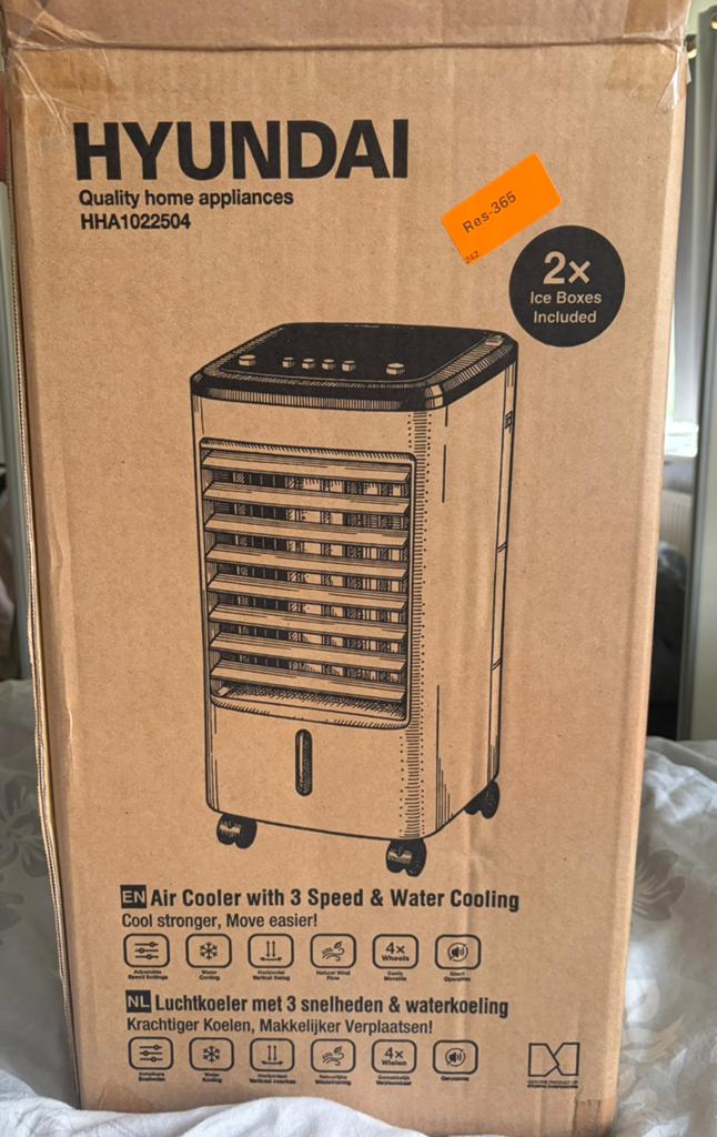 Hyundai aircooler!!!, Neuf, Minuterie, Refroidissement et Déshumidification, 3 vitesses ou plus