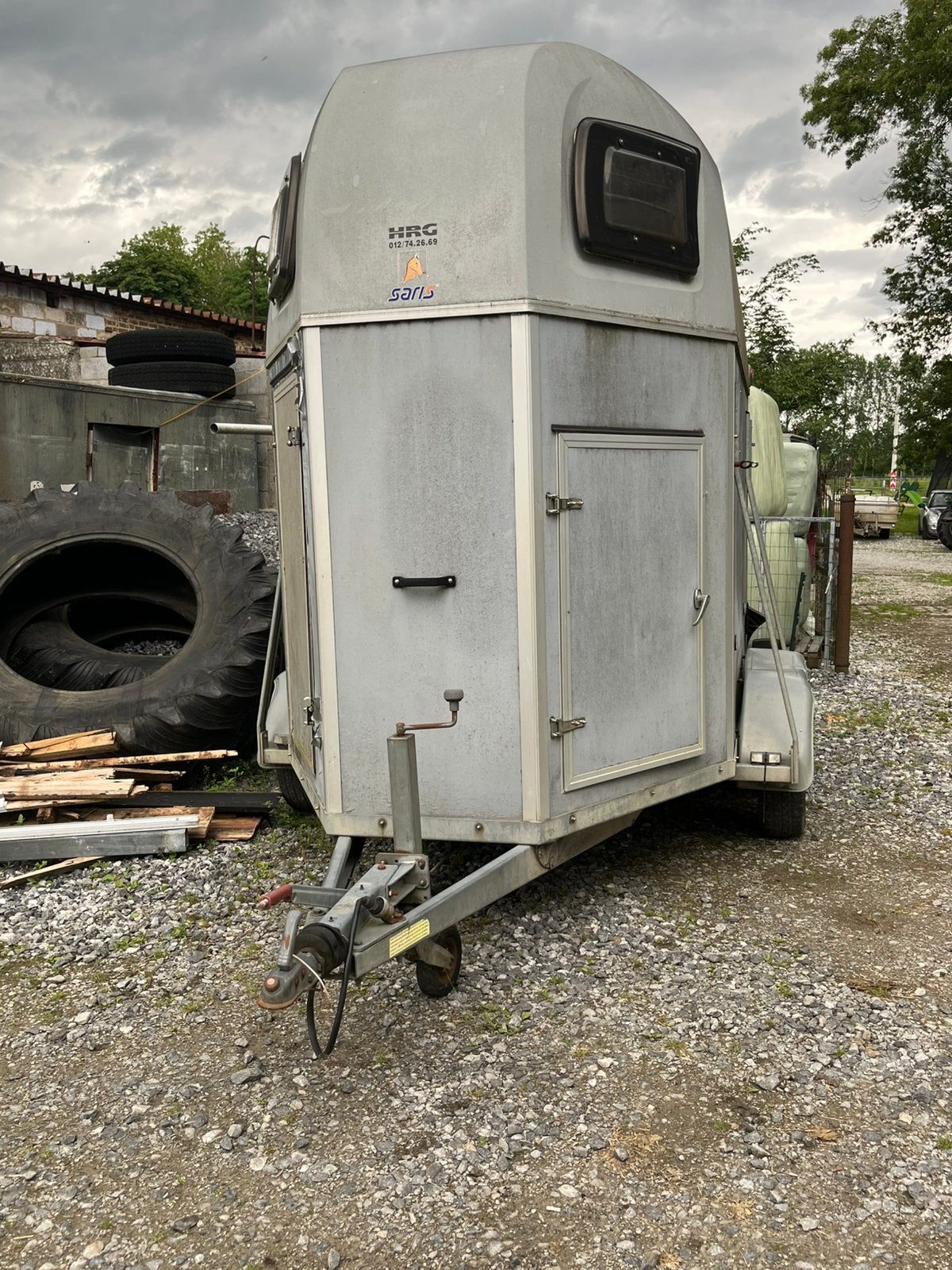 Paarden remorque / 2 paarden, Dieren en Toebehoren, Ophalen, Gebruikt, 2-paards trailer