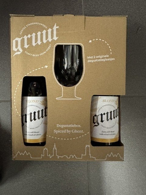 2 geschenkverpakkingen gruut, Ophalen, Nieuw, Flesje(s)