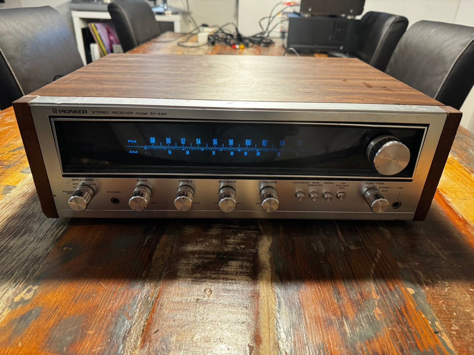 Pioneer SX-434 Vintage Stereo Receiver, Audio, Tv en Foto, Ophalen of Verzenden, Zo goed als nieuw, Stereo, Pioneer