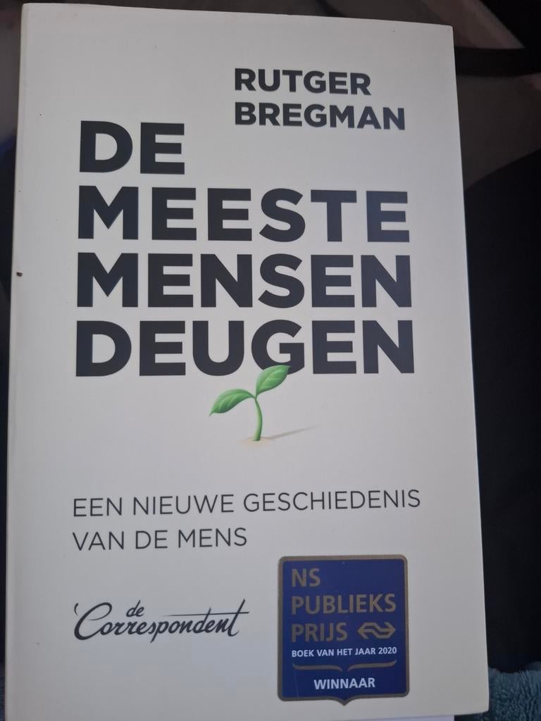 Rutger Bregman - De meeste mensen deugen, Boeken, Ophalen, Nieuw, Rutger Bregman