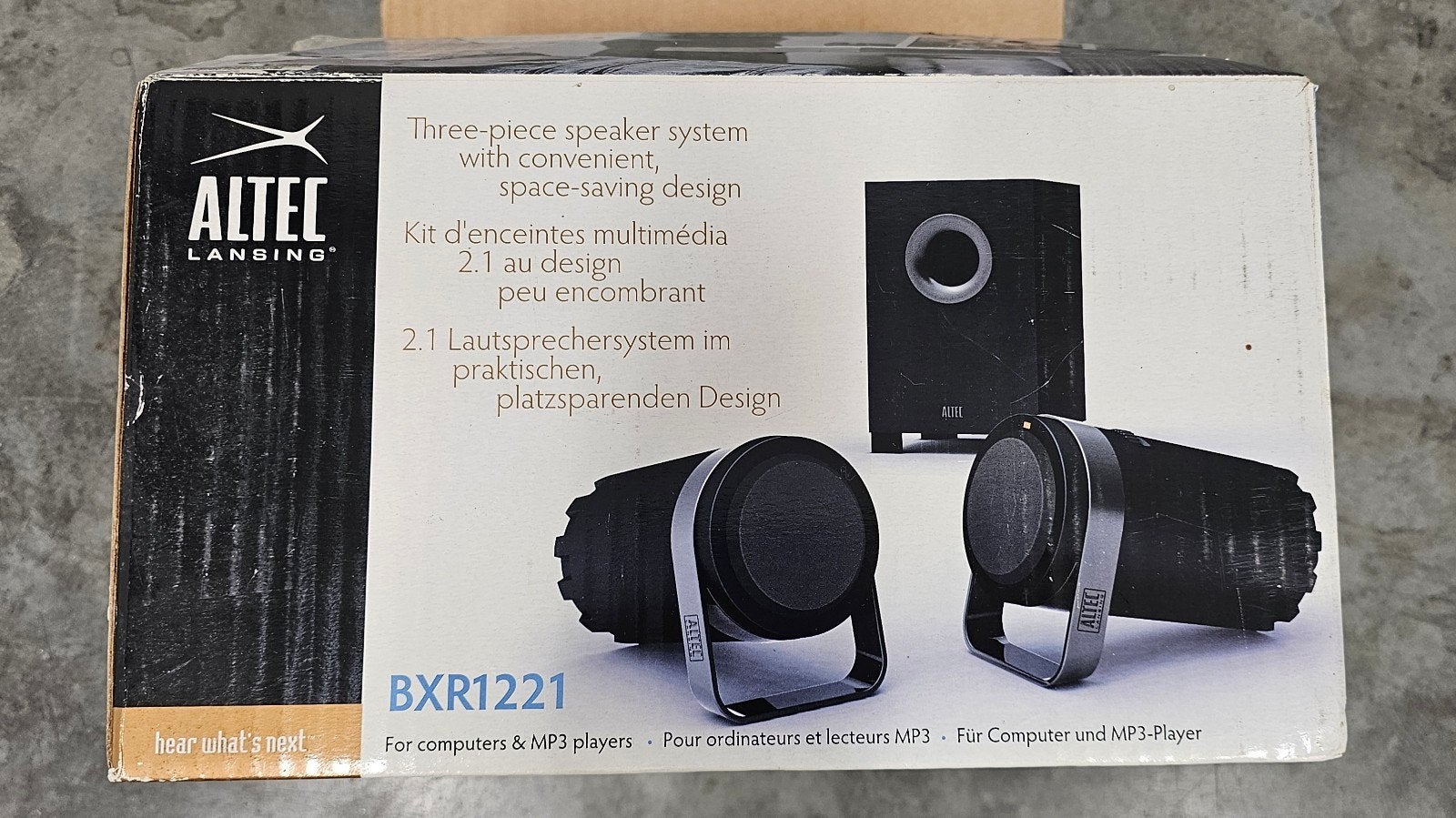 kit d'enceinte 2.1 Altec lansing BXR1221 neuf, Enlèvement, Neuf