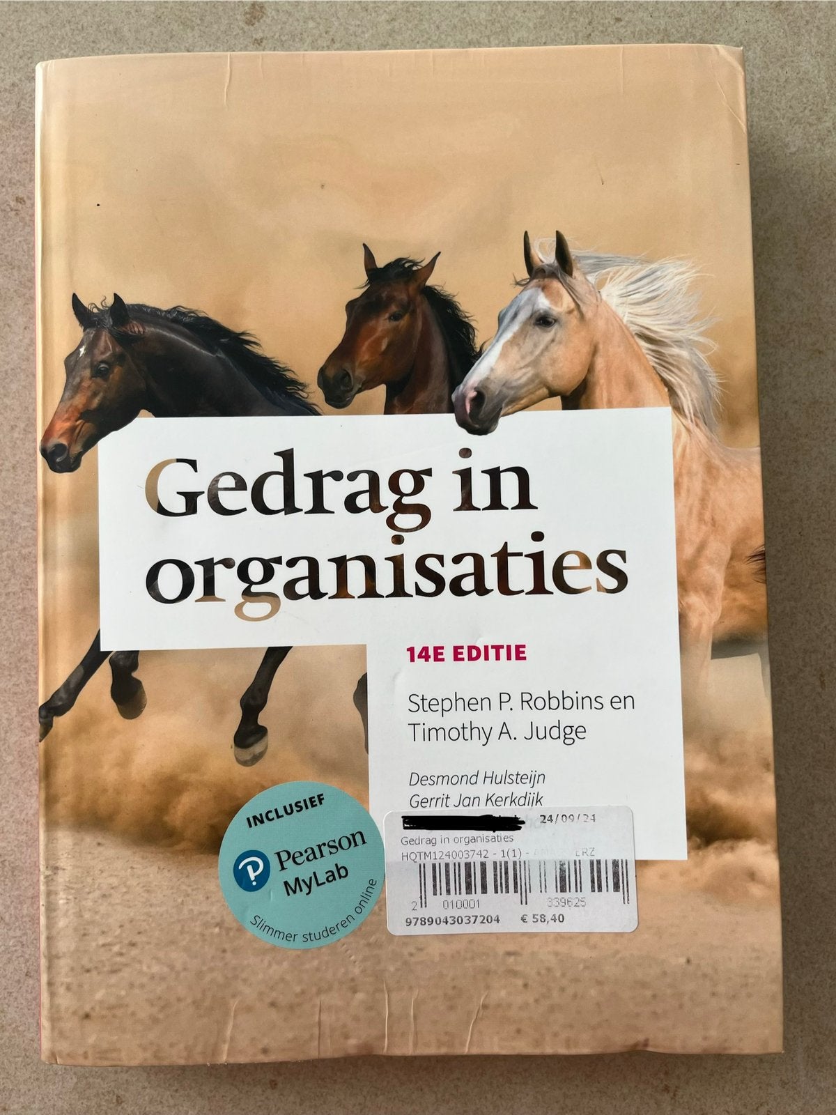 Stephen P. Robbins - Gedrag in organisaties, Boeken, Schoolboeken, Ophalen of Verzenden, Nederlands, Stephen P. Robbins; Timothy A. Judge