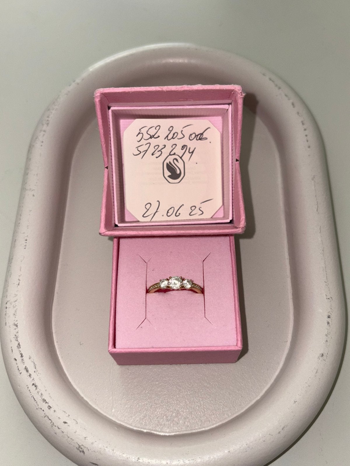 Swarovski Ring – Nieuw – Maat 52, Handtassen en Accessoires, Ringen, Ophalen, Nieuw