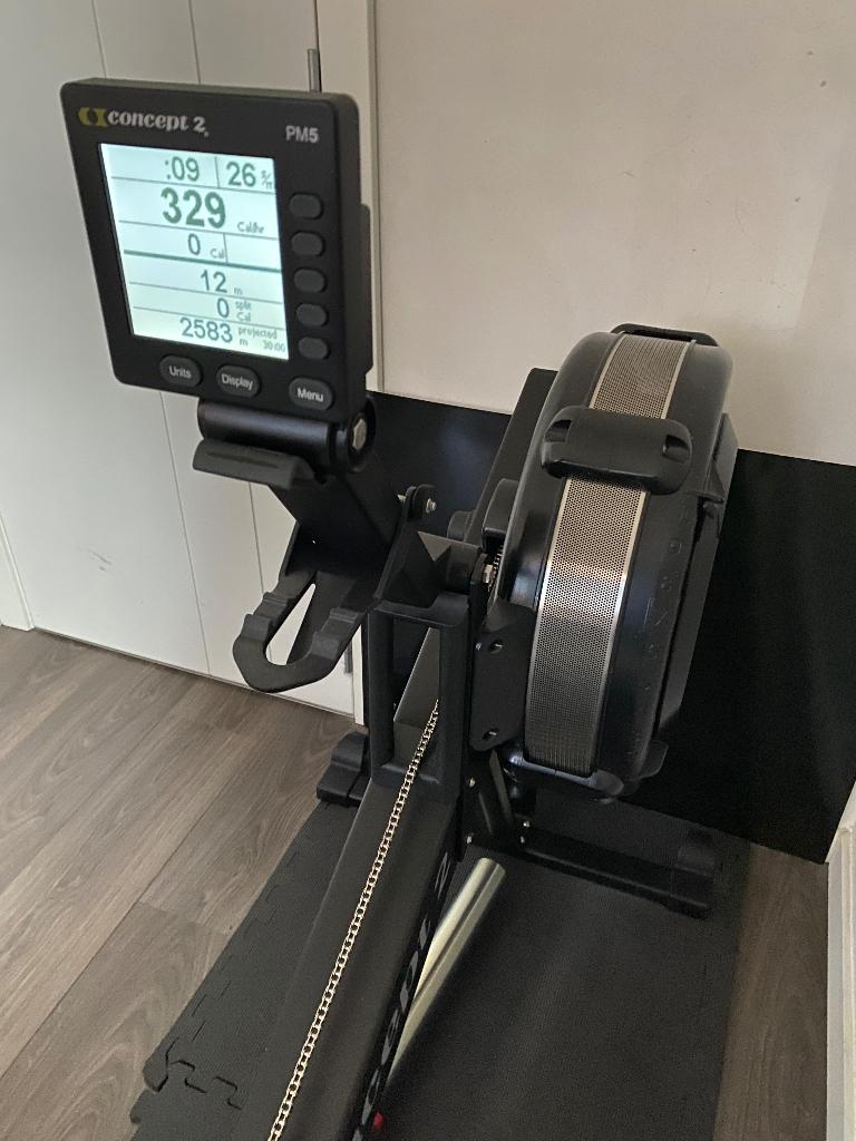 Rameur Concept2 RowErg, Ophalen, Benen, Aluminium, Zo goed als nieuw