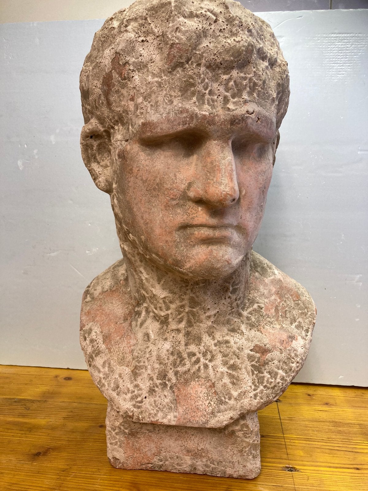 TERRA COTTA Buste van Marcus Agrippa, Antiek en Kunst, Ophalen