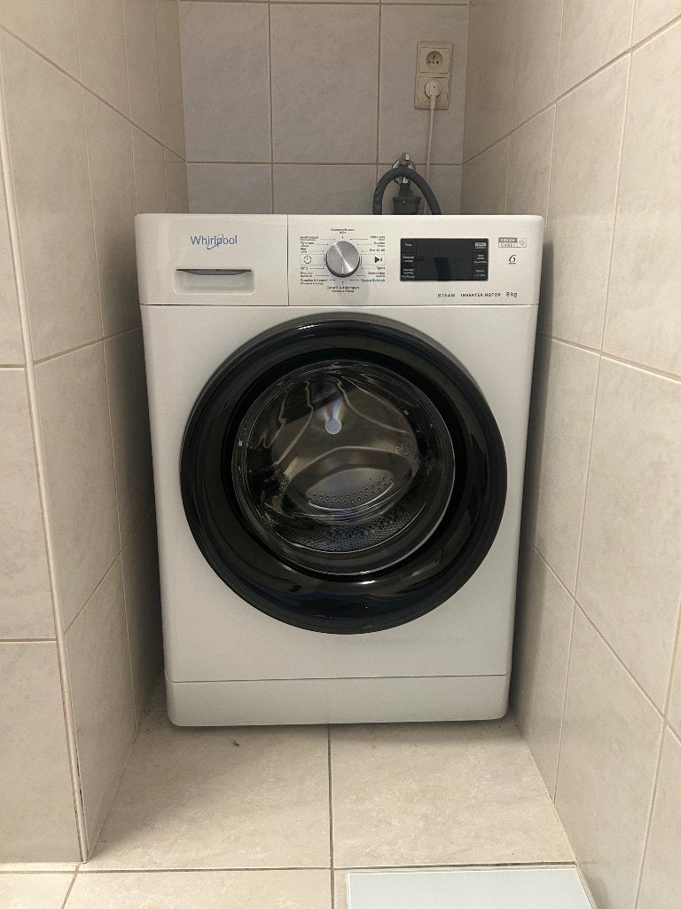Wasmachine Whirlpool, Elektronische apparatuur, Wasmachines, 8 tot 10 kg, Ophalen, Zo goed als nieuw, 1200 tot 1600 toeren