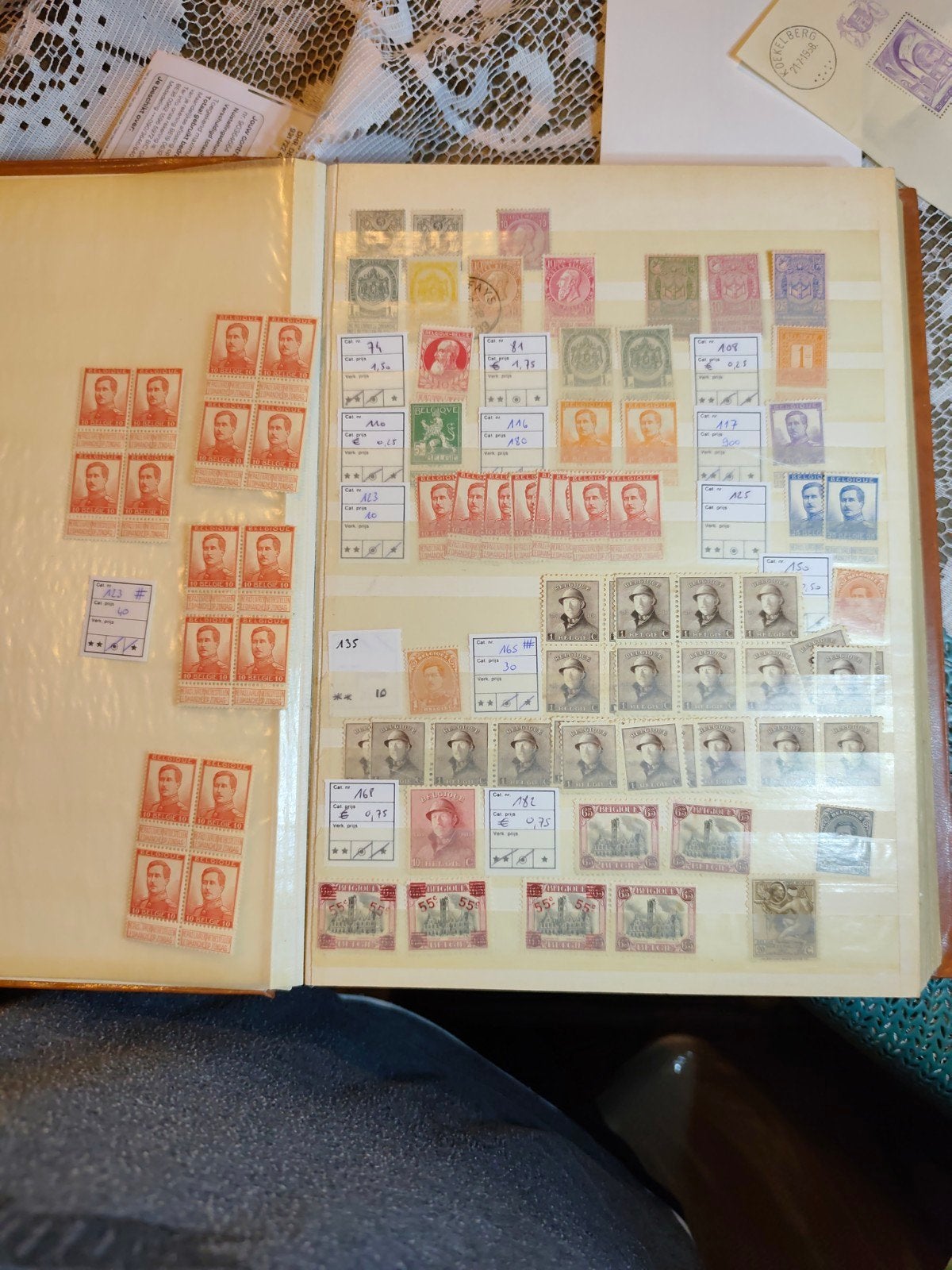 Lotje Belgische postzegels van rond 1893/1913, Postzegels en Munten, Postzegels | Europa | België, Ophalen of Verzenden, Postfris