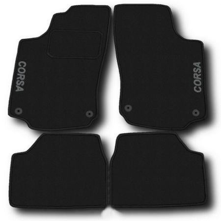 Tapis de voiture en velours avec LOGO pour Opel Corsa C, Autos : Pièces & Accessoires, Envoi, Neuf, Opel