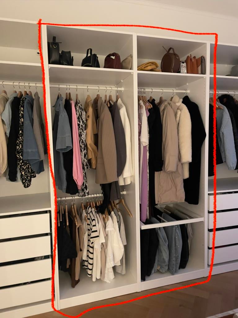 Ikea PAX (2 middelste delen alleen), Ophalen, 100 tot 150 cm, 200 cm of meer, Nieuw