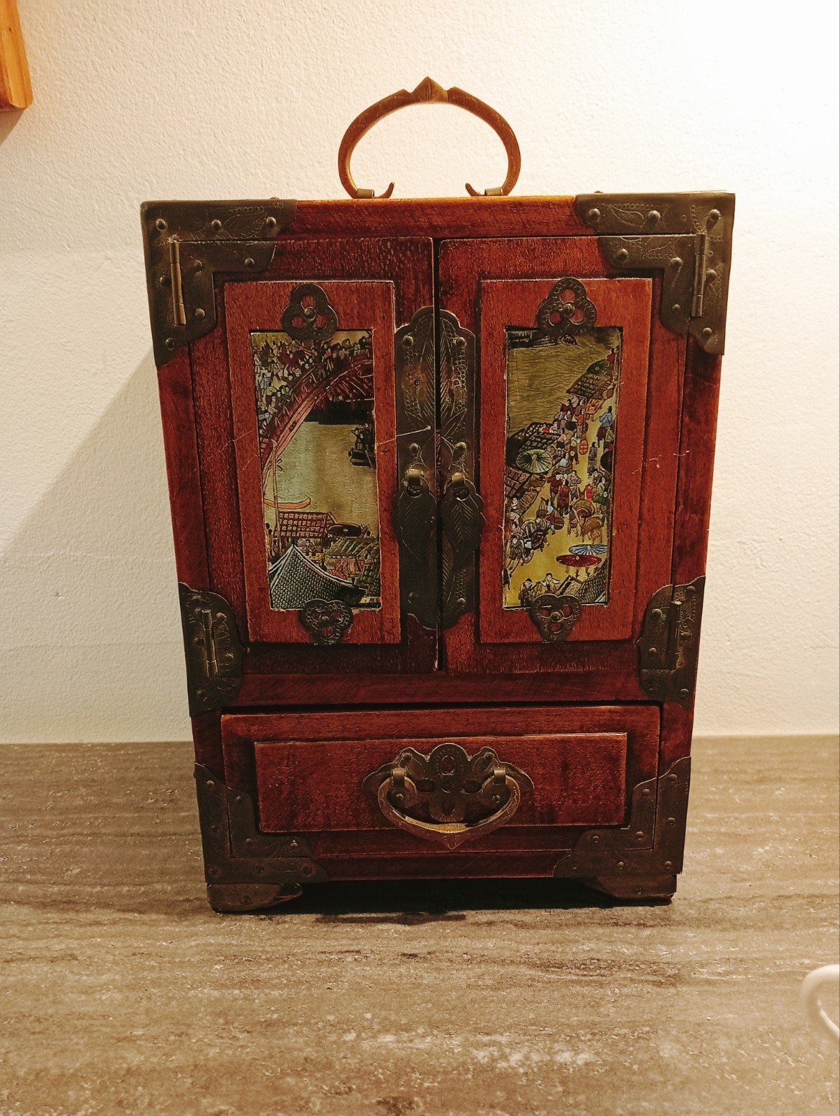 Juwelen kistje., Antiek en Kunst, Ophalen