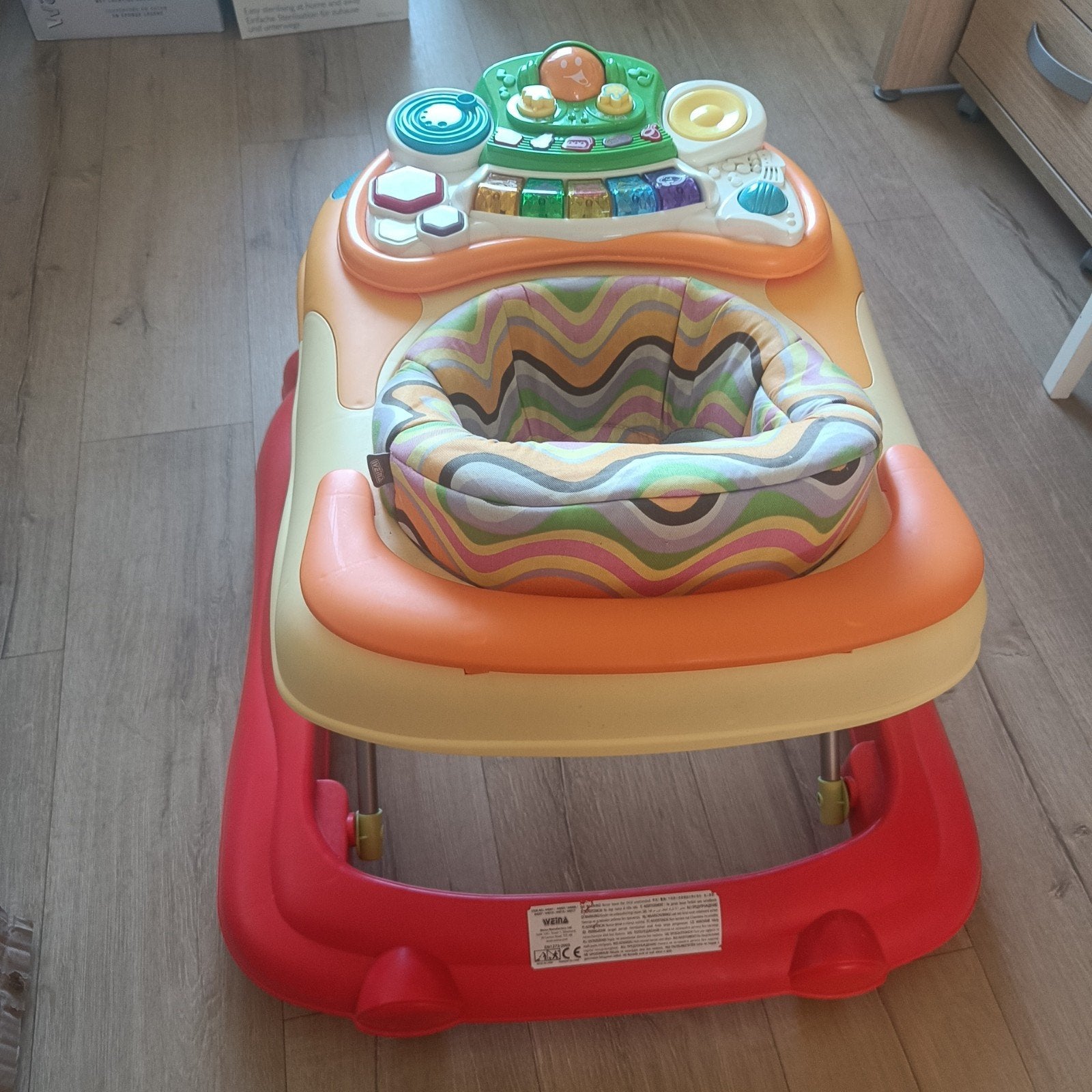 weina loopwagen met muziekelement, Kinderen en Baby's, Ophalen, Gebruikt, Loopvoertuig