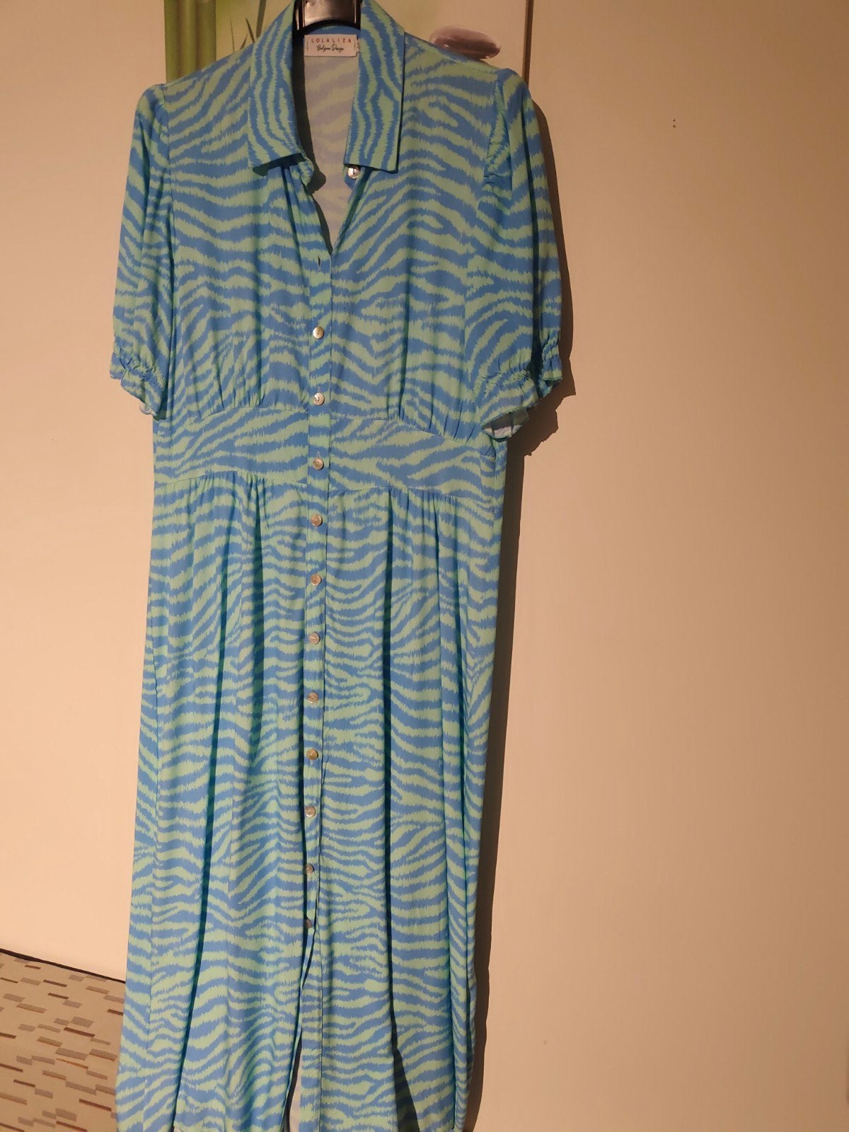 jurk, Kleding | Dames, Jurken, Ophalen, Maat 42/44 (L), Zo goed als nieuw, Onder de knie