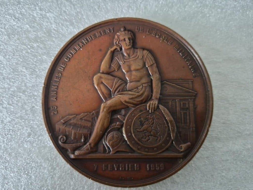 Grote bronzen medaille– Luitenant-generaal J.J.E. Chapelié -, Verzamelen, Ophalen