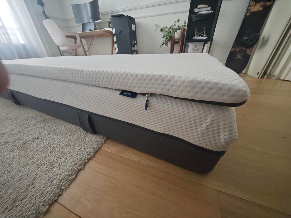 Emma matras 160x200 + topper, Huis en Inrichting, Slaapkamer | Matrassen en Bedbodems, Gebruikt, Matras, 160 cm, 200 cm, Tweepersoons