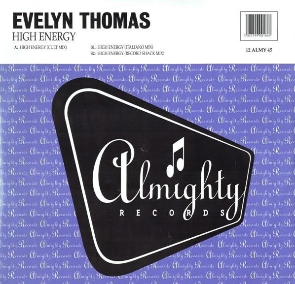 Evelyn Thomas — Haute énergie, CD & DVD, Vinyles | Dance & House, Utilisé, Disco, Enlèvement ou Envoi