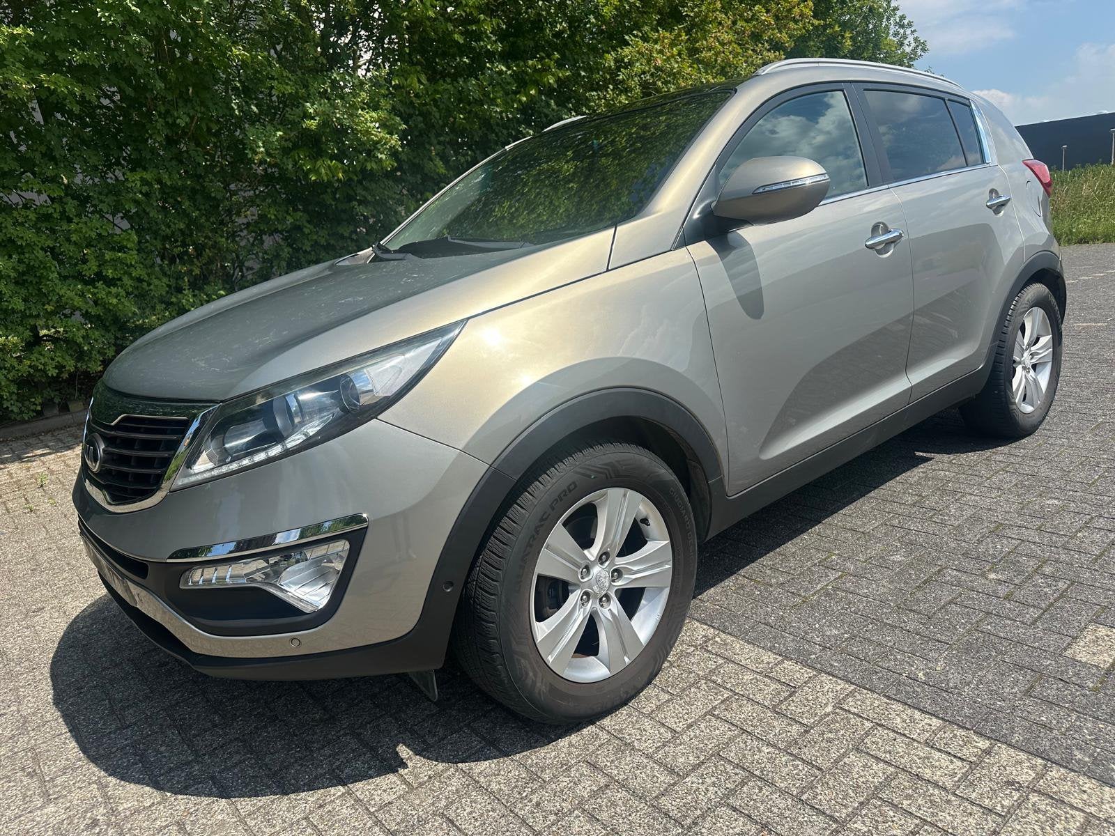 Kia Sportage 2.0CRDI Automaat Full Pano Dig AC | Topstaat, Auto's, Euro 5, 1995 cc, Zwart, Beige