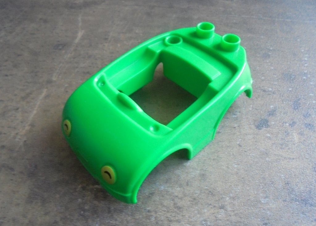 Lego Duplo Car Body with 2 Studs on Back (zie foto's), Ophalen of Verzenden, Gebruikt, Losse stenen, Duplo
