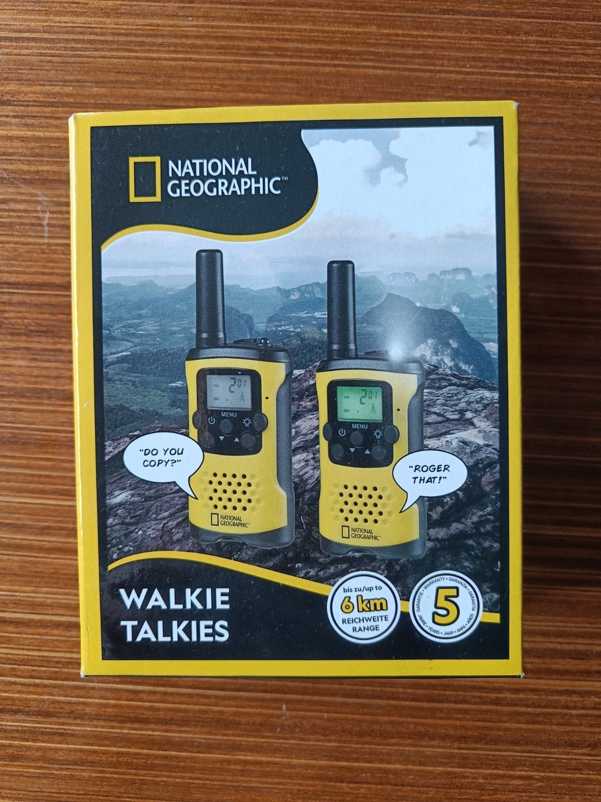 2 Walkie Talkies van National Geographic te koop, Télécoms, Enlèvement, Neuf, 5 à 15 km, Talkie-walkie ou Walkie-talkie