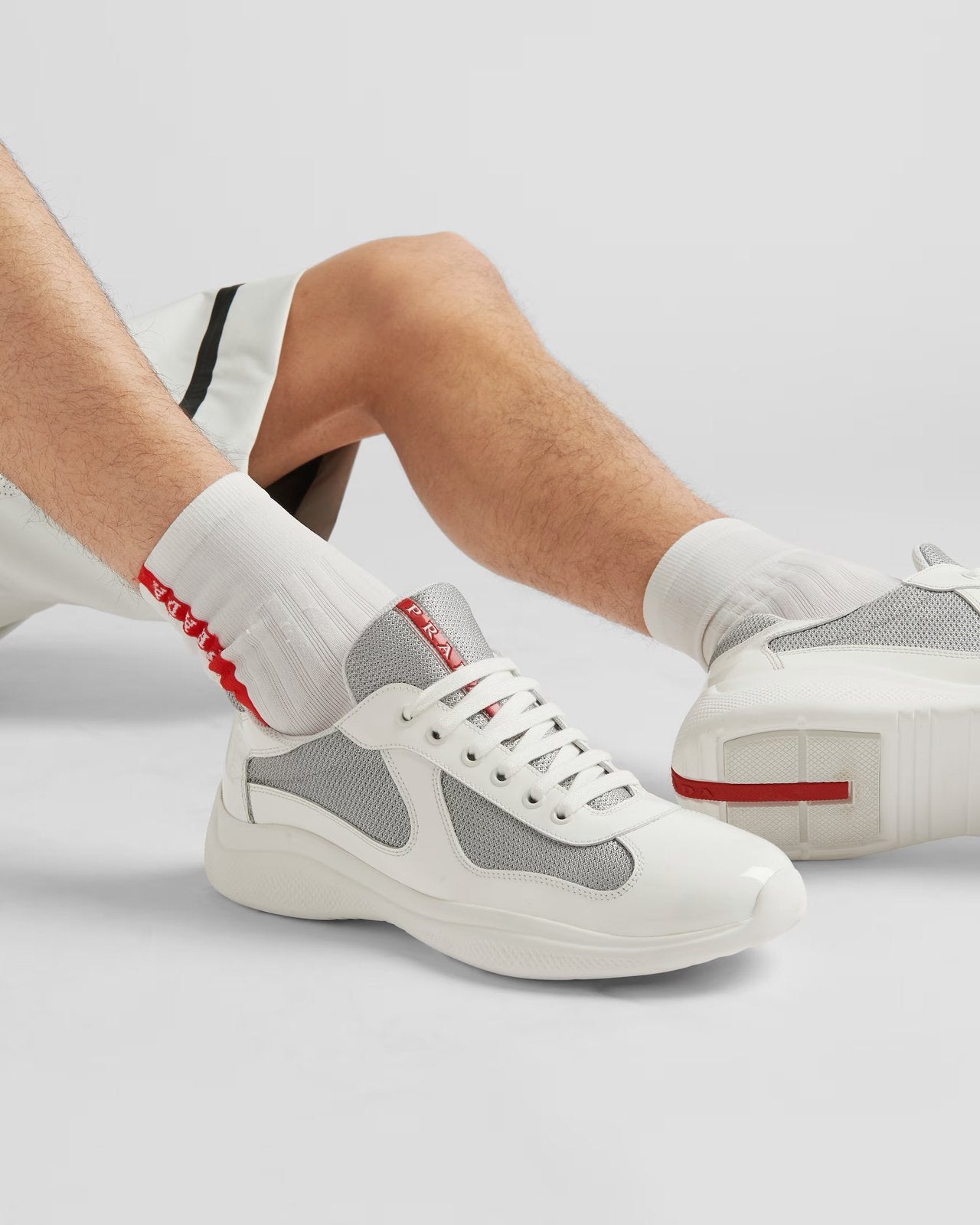 Sneakers Prada America’s Cup neuf, Ophalen of Verzenden, Zo goed als nieuw
