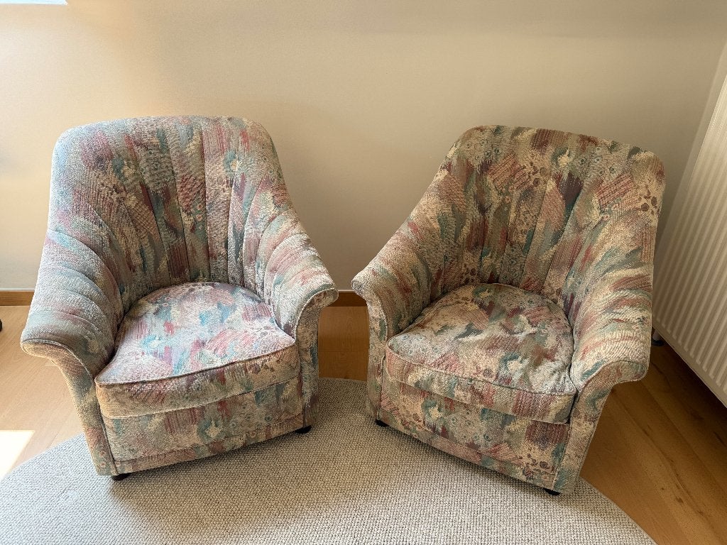 Retro club zetels, Maison & Meubles, Canapés | Salons, Moins de 75 cm, Moins de 150 cm, Banc droit, Une personne