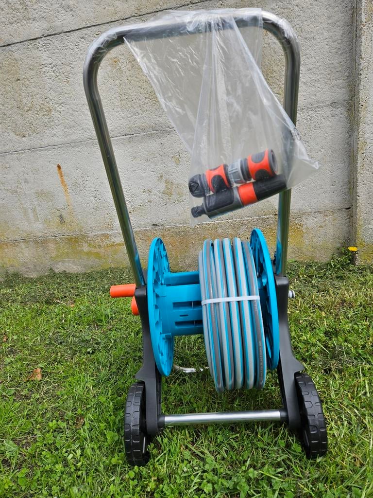 Nieuwe tuinslang op haspel Gardena L =20 m in Houthalen, Ophalen, Tuinslang
