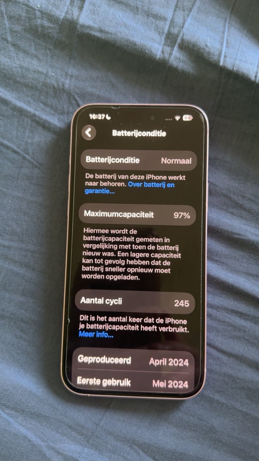 IPHONE 15 PLUS 97 %, Télécoms, Neuf, 97 %, 128 GB, Rose