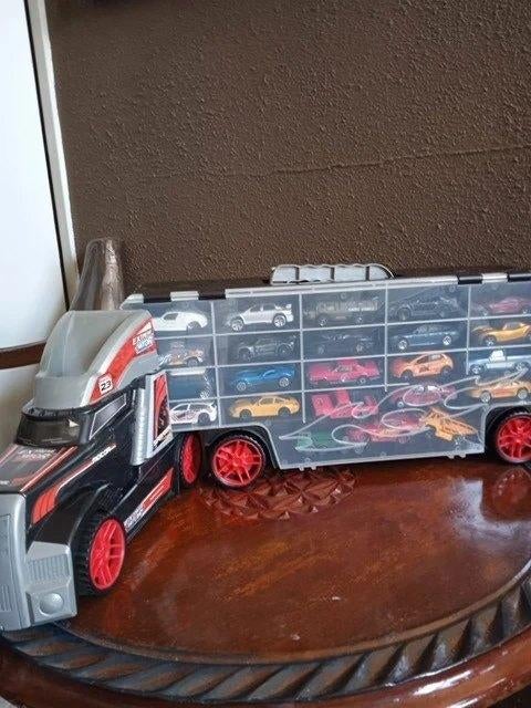 monster truck - moteur extrême - avec 46 petites voitures, Envoi, Comme neuf