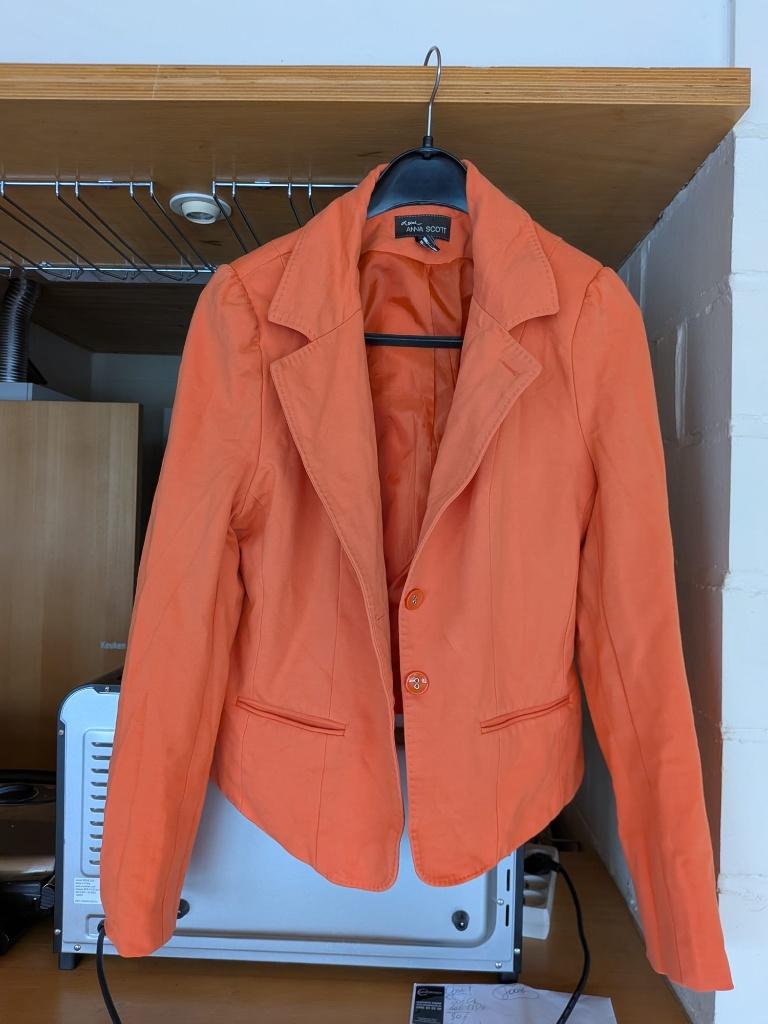 oranje blazer van Anna Scott- XXL - 10€, Ophalen of Verzenden, Zo goed als nieuw, Oranje, Jasje of Colbert