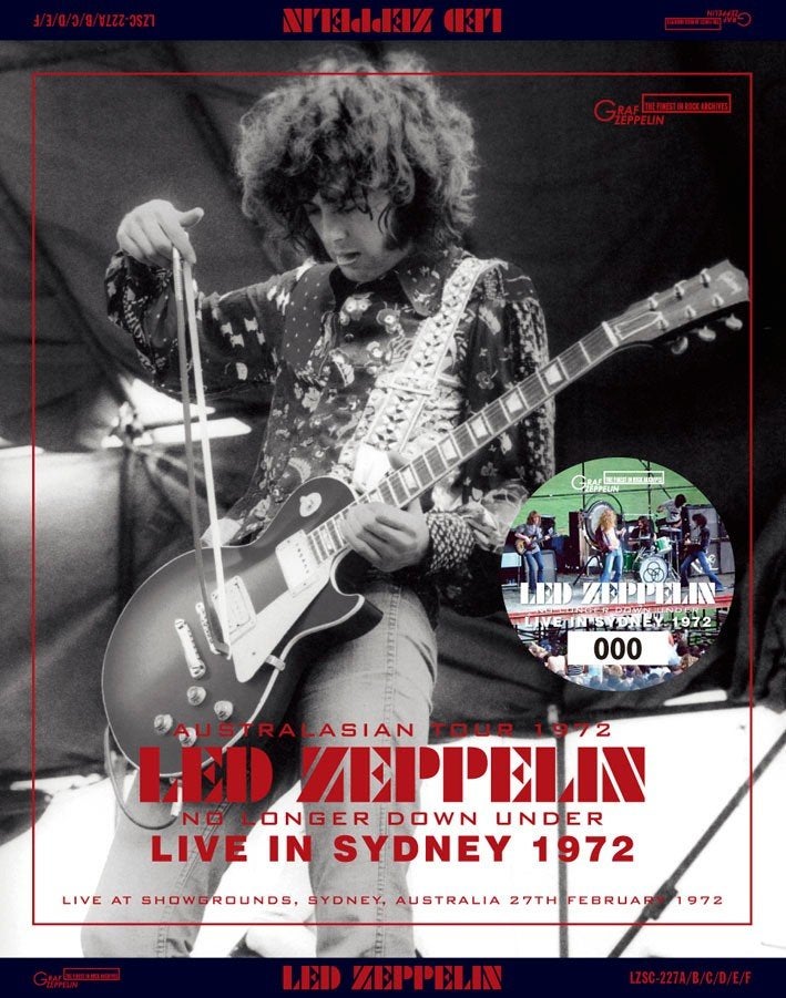 6 CD's - LED ZEPPELIN - Live in Sydney 1972, Cd's en Dvd's, Cd's | Hardrock en Metal, Nieuw in verpakking, Verzenden