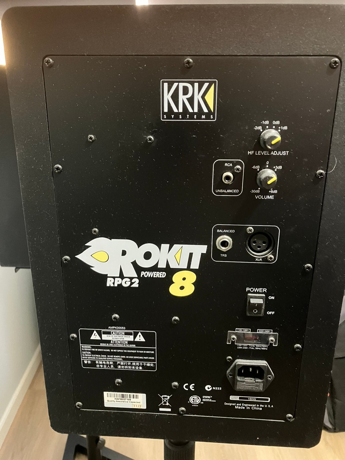 KRK studio boxen, Muziek en Instrumenten, Ophalen, Gebruikt