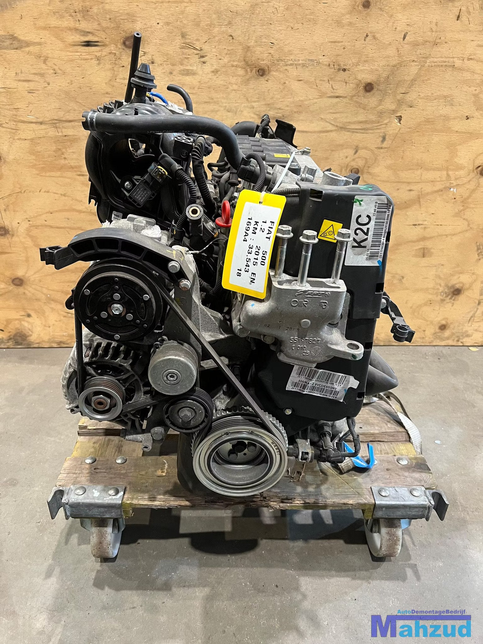 FIAT 500 S 1.2 MOTORBLOK 169A4 MOTOR, Auto-onderdelen, Gebruikt, Stellantis Europe S.p.A., Info@stellantis.com, Corso Giovanni Agnelli 200
10135  Turin, IT