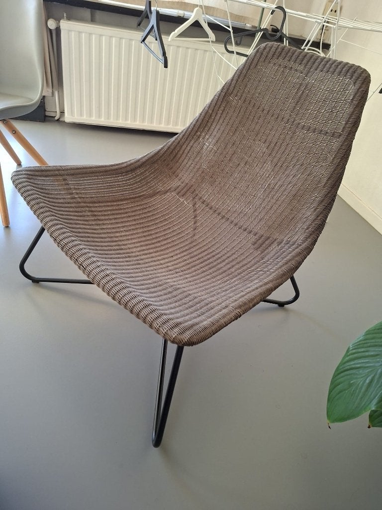 Rotan stoel, lounge, rieten stoel, Ophalen, Rotan, riet stoel, Minder dan 75 cm, Riet of Rotan