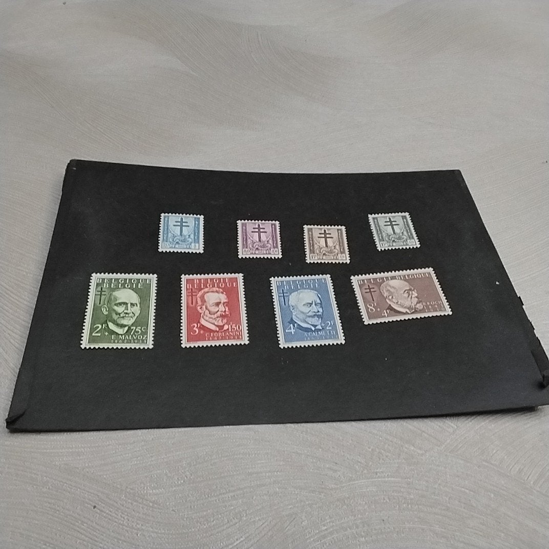 BELGIUM 930/937 Charnière et verrou 39,00€, Timbres & Monnaies, Timbres | Europe | Belgique, Enlèvement ou Envoi