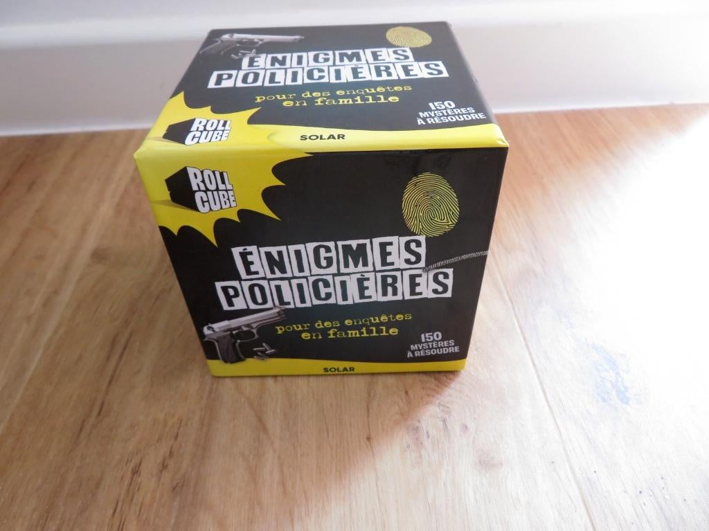 Jeu "Énigmes policières", Ophalen, Zo goed als nieuw