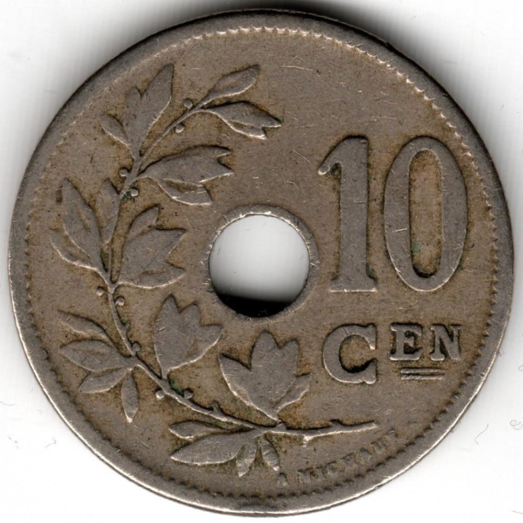 Belgique : 10 Centimes 1904 Dutch Morin 263 Ref 16446, Enlèvement ou Envoi, Métal, Monnaie en vrac