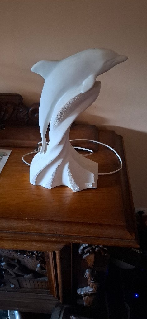 Lampe dauphins, Antiquités & Art, Enlèvement