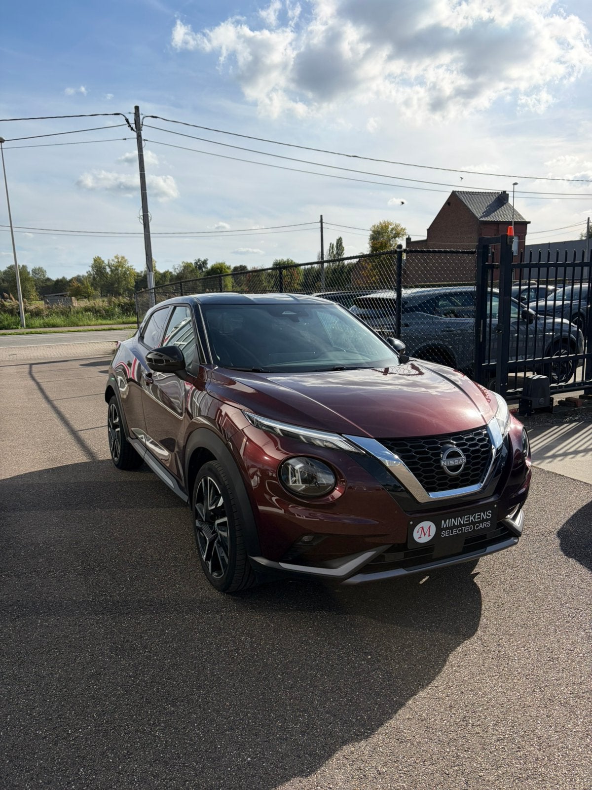 Nissan Juke benzine N-design 2025  26000 km, Auto's, Voorwielaandrijving, Parkeercamera, Overige kleuren, Leder en Stof