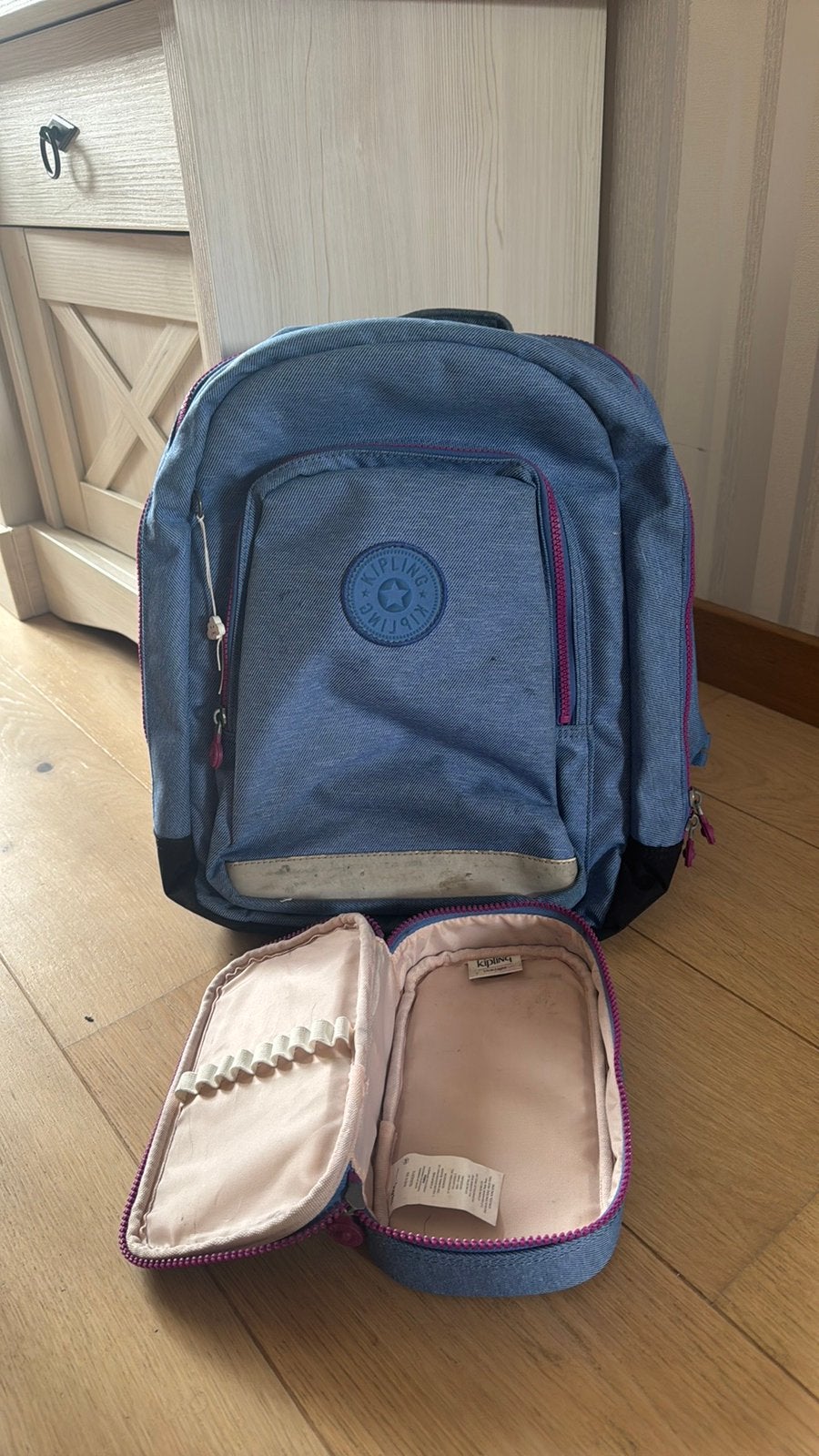 Kipling grote boekentas, Ophalen of Verzenden, Zo goed als nieuw, Kipling