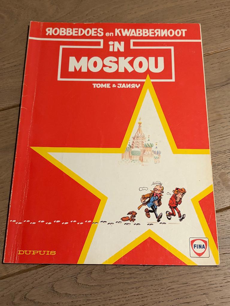 Robbedoes en Kwabbernoot - In Moskou, Boeken, Stripverhalen, Eén stripboek, Ophalen of Verzenden, Gelezen
