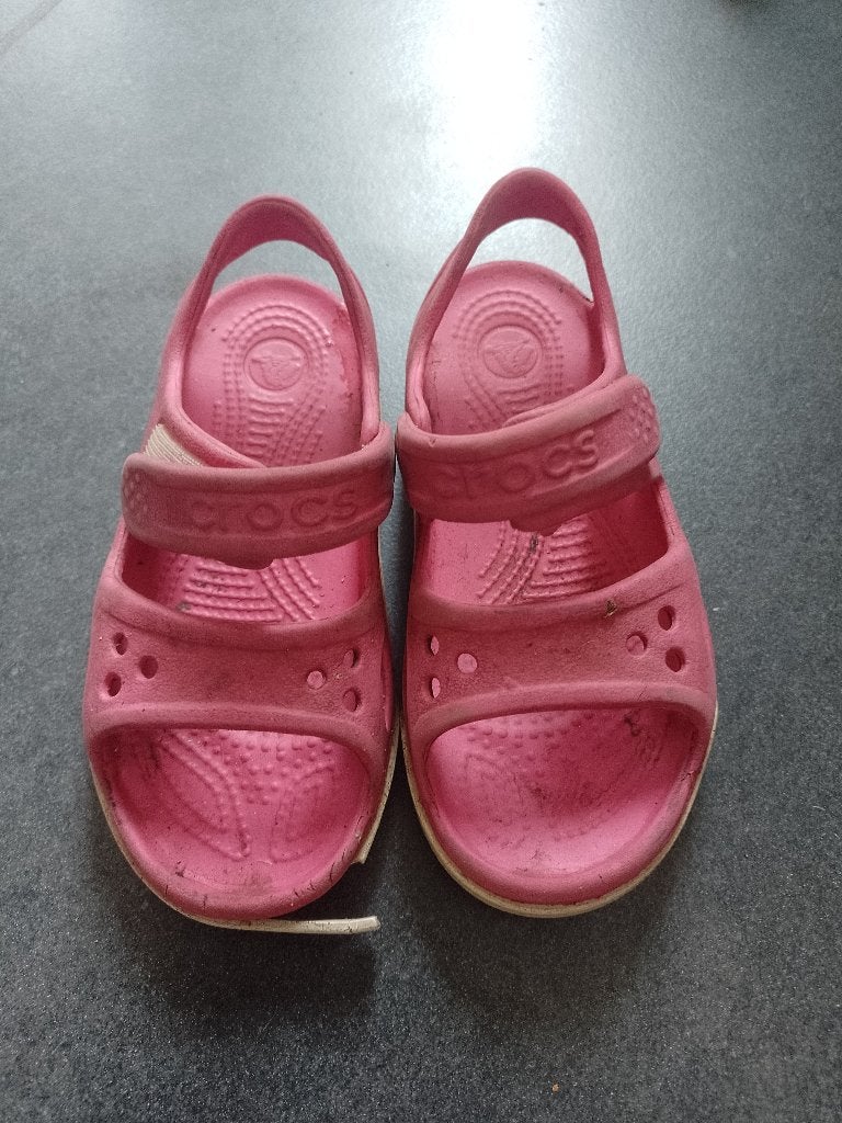 Crocs, Kinderen en Baby's, Kinderkleding | Schoenen en Sokken, Ophalen, Gebruikt, Crocs, Meisje