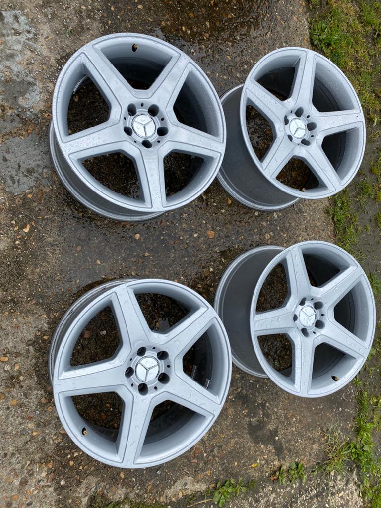 Breedset van 4 AMG-look velgen 19 inch, Autos : Pièces & Accessoires, Pneus & Jantes, Enlèvement, 19 pouces, Jante(s)