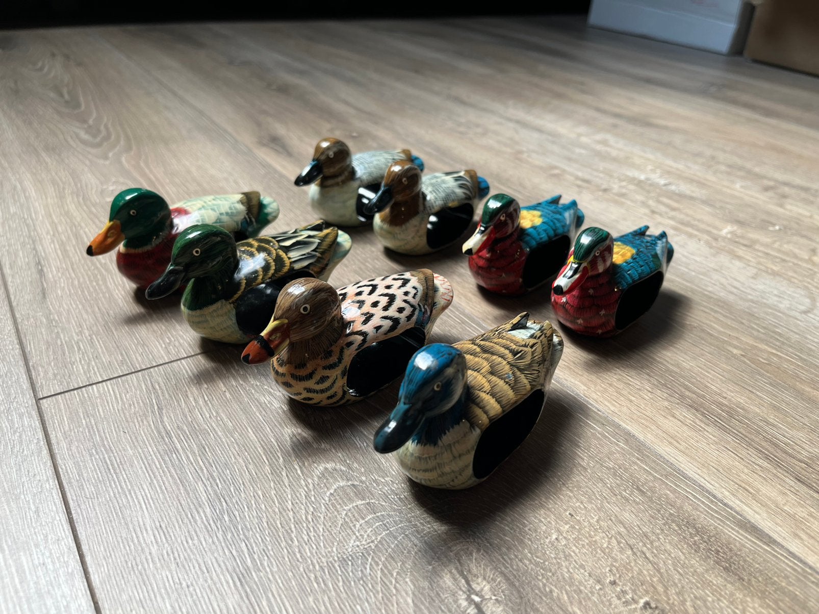 Vintage eenden servetringen (set van 8), Enlèvement