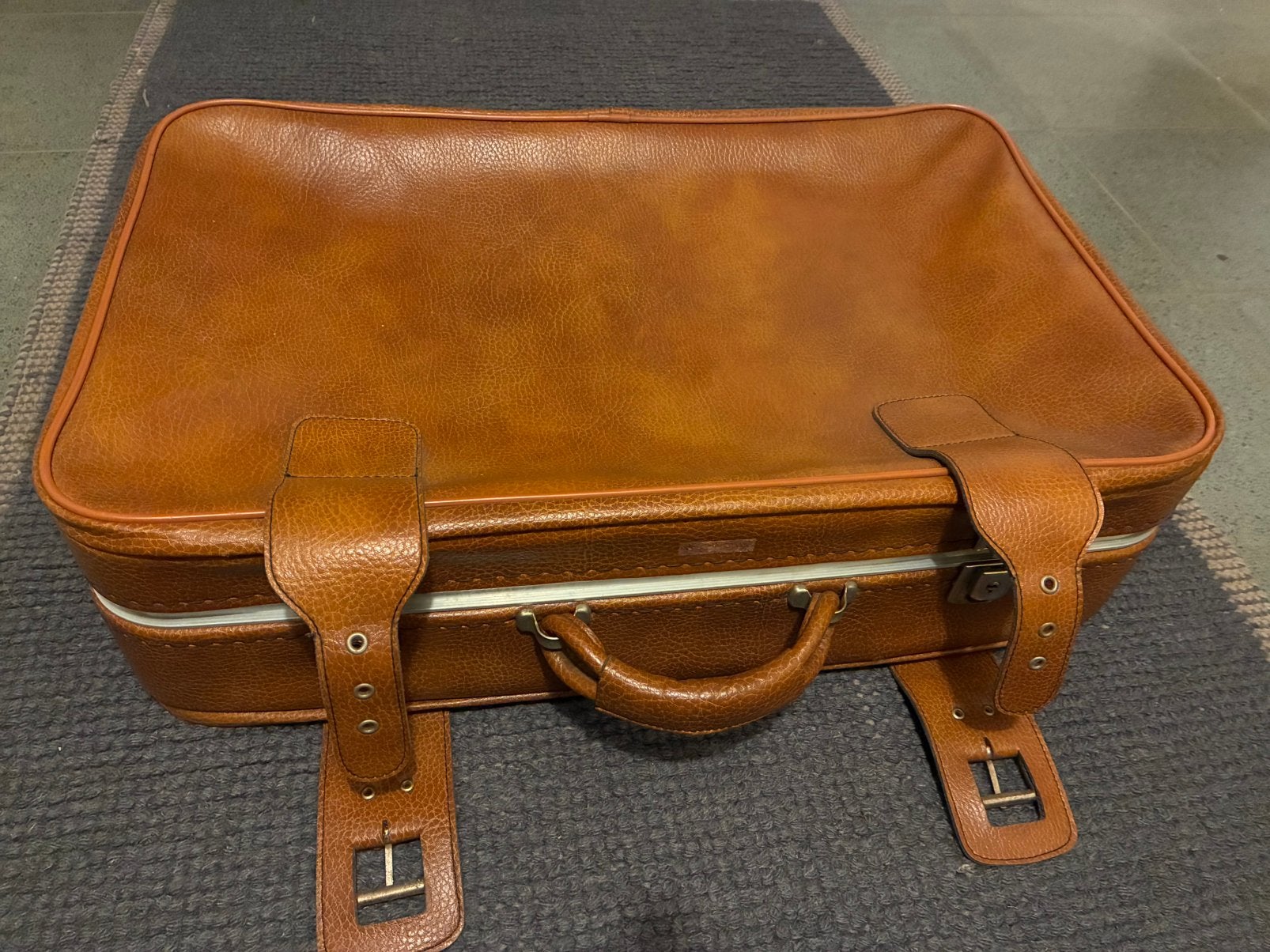 Vintage reiskoffer, Ophalen, Gebruikt, 60 tot 70 cm, 35 tot 45 cm