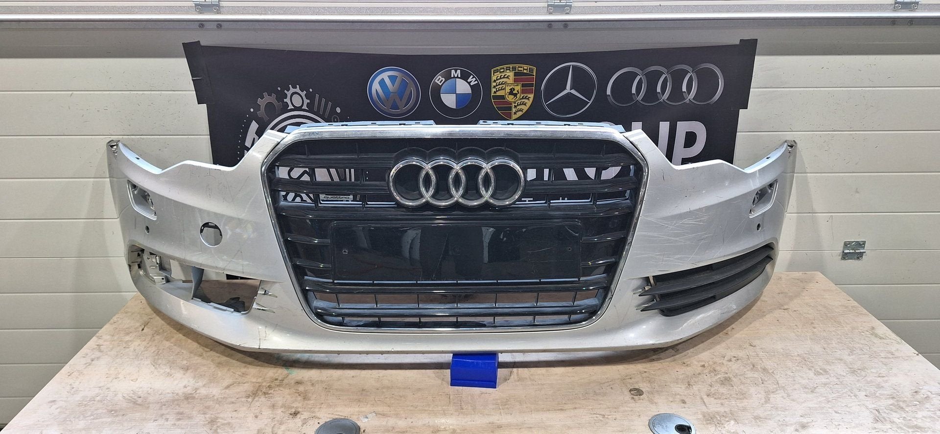 Audi A6 voorbumper, Gebruikt, -, Voor, -