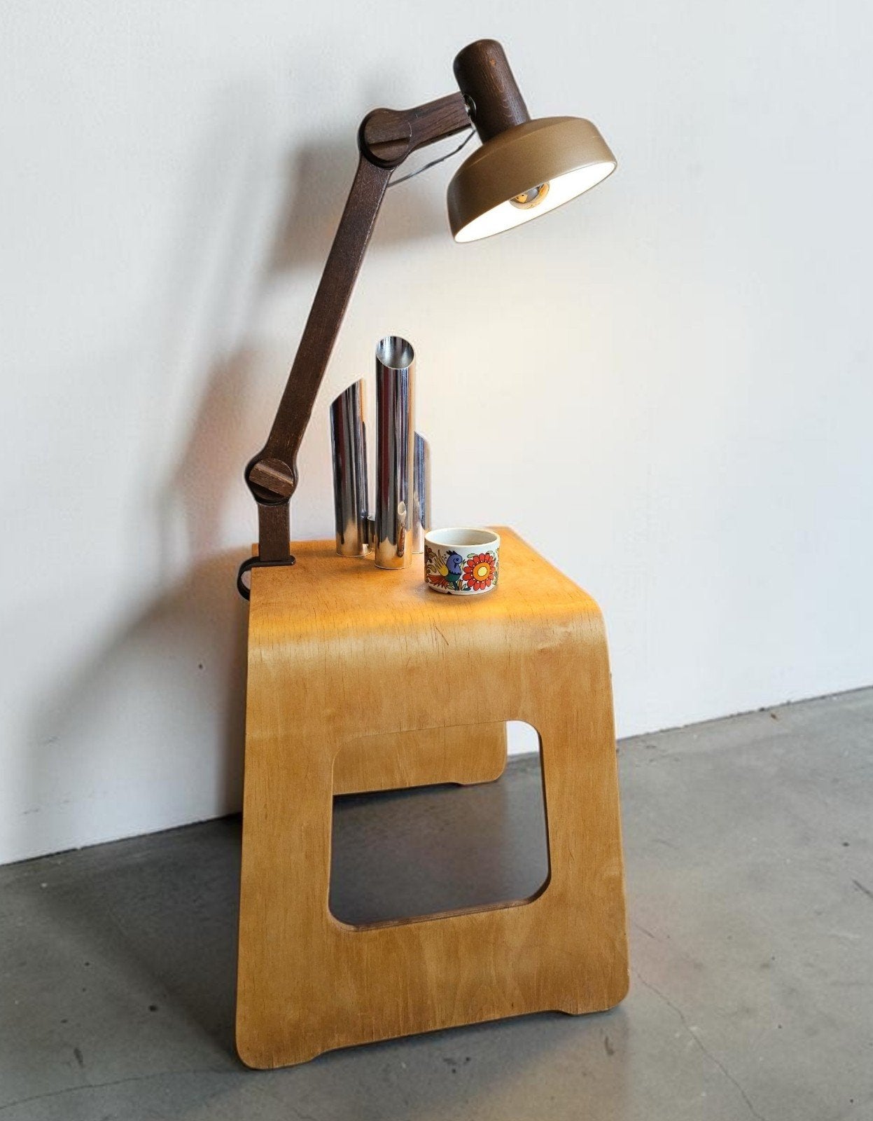 Lampe de bureau Temde Leuchten vintage 1970, Industriel, Enlèvement ou Envoi, Lampe de bureau, E27 (grand)