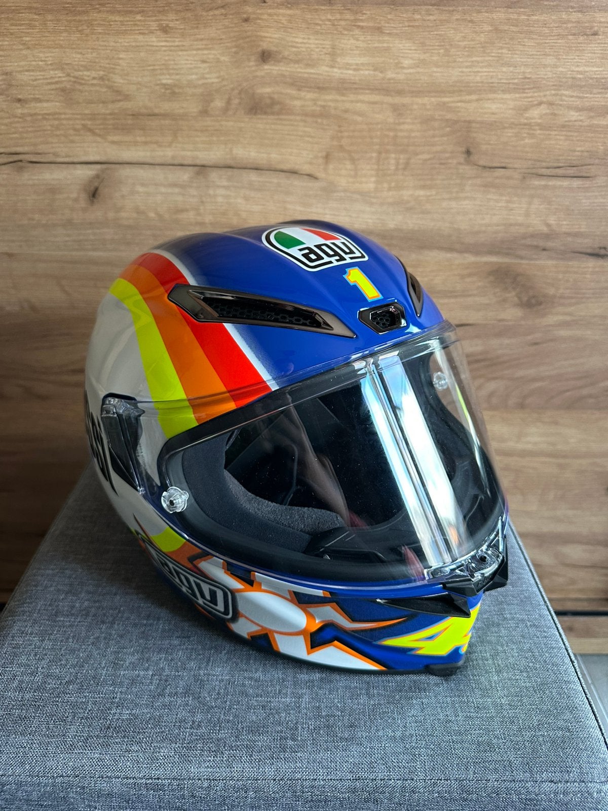 AGV Pista GP RR Rossi Dash Winter Test 2005 maat L, Motoren, Heren, L, Ophalen, Nieuw met kaartje