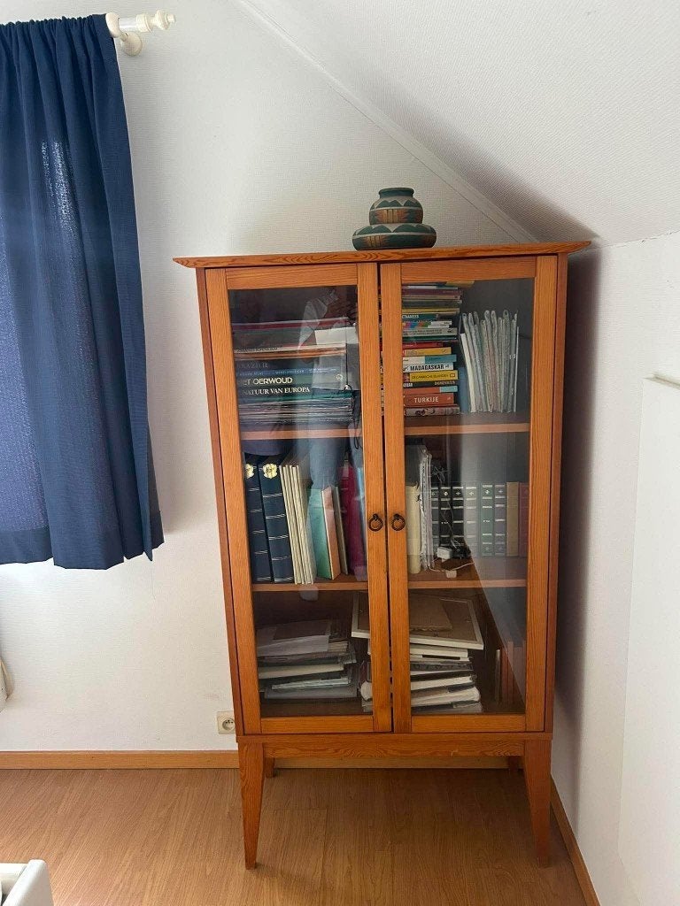 Kast met glazen deur, Huis en Inrichting, Ophalen, 50 tot 100 cm, 150 tot 200 cm, 25 tot 50 cm