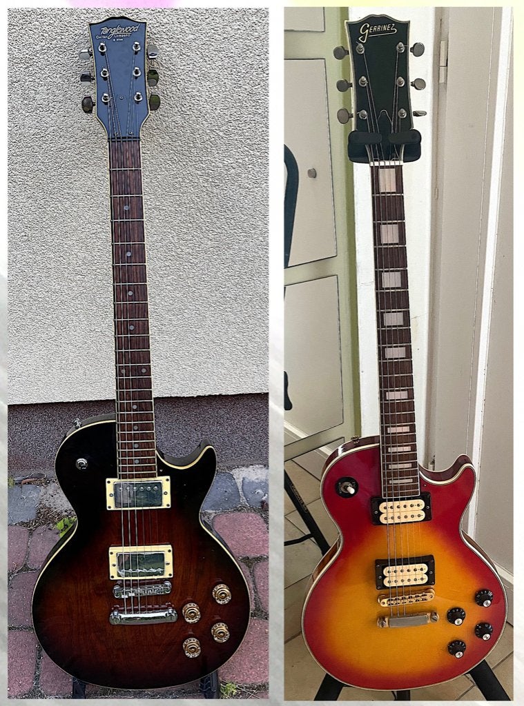 Tanglewood & Gerrinez Les Paul -kopieën, Muziek en Instrumenten, Snaarinstrumenten | Gitaren | Elektrisch, Ophalen of Verzenden