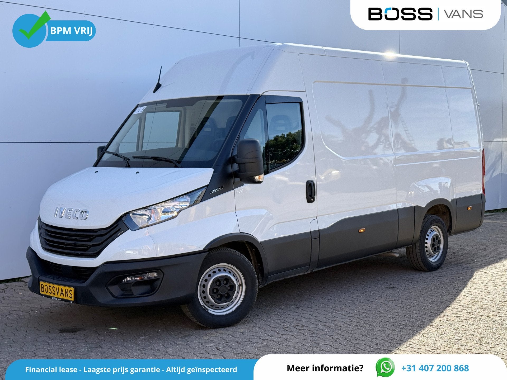 Iveco Daily 35S14 2.3 140PK L2H2 Cruise Control 3.5t Trekgew, Gebruikt, Zwart, Iveco, Parkeersensor